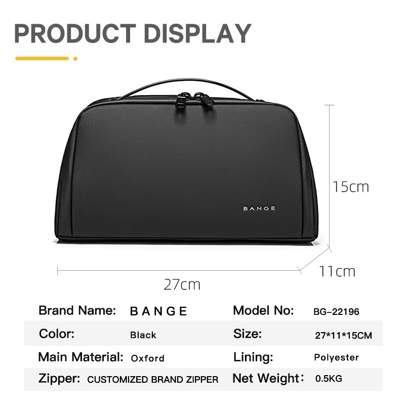 BANGE Seyahat Tuvalet Çantası  - Men'S Accessories Types incelemesi ve fiyatı