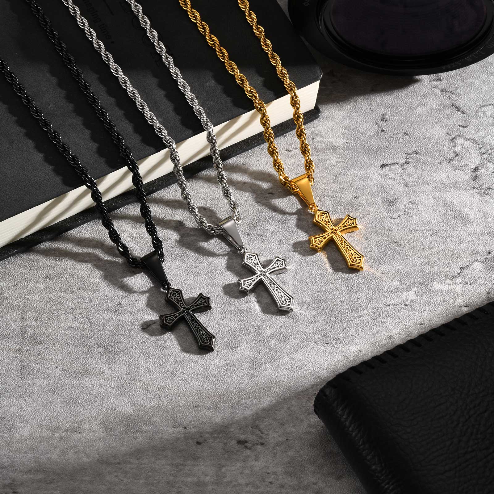 Vnox Erkek Çapraz Kolye Paslan - Men Accessories Neck Chain incelemesi ve fiyatı
